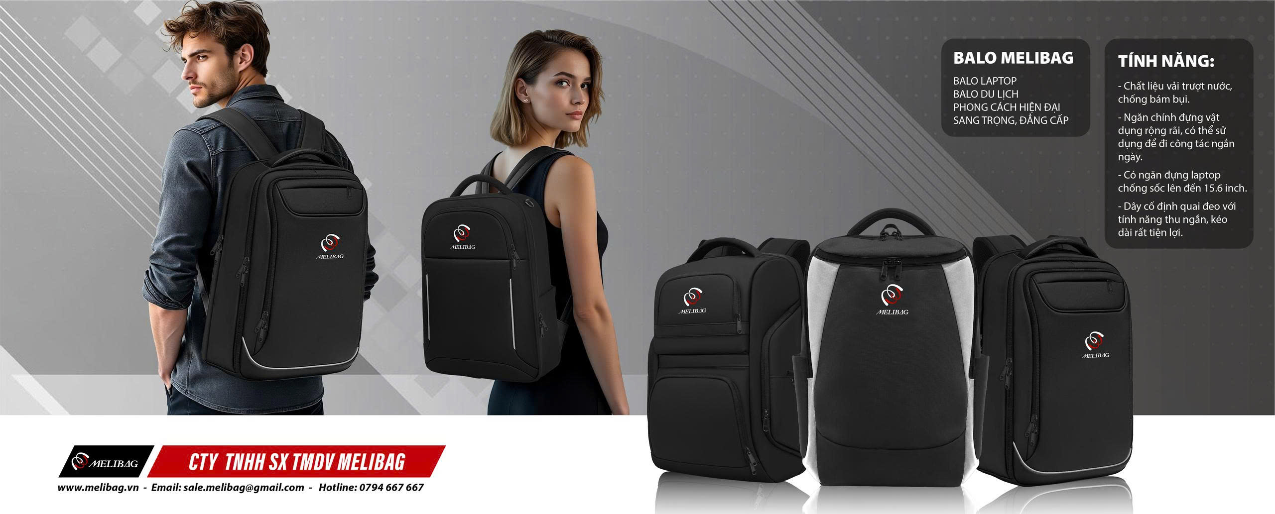 xưởng may balo túi xách Melibag