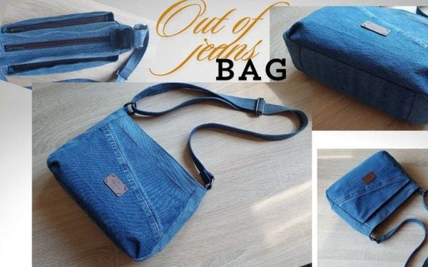 cách may túi xách bằng vải jean